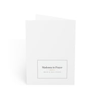 Madonna in Prayer Greeting Card — Religious Sympathy & Prayer Note