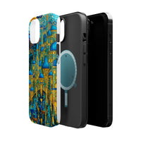 Blue & Gold Fantasy City Phone Case