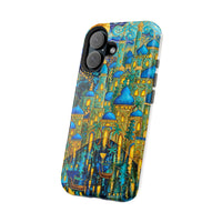 Blue & Gold Fantasy City Phone Case