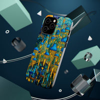 Blue & Gold Fantasy City Phone Case