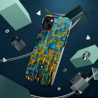 Blue & Gold Fantasy City Phone Case