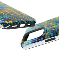 Blue & Gold Fantasy City Phone Case