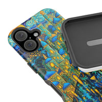 Blue & Gold Fantasy City Phone Case