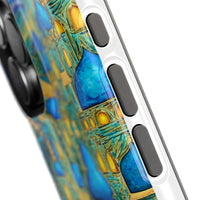 Blue & Gold Fantasy City Phone Case