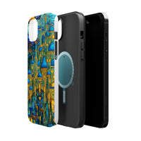 Blue & Gold Fantasy City Phone Case