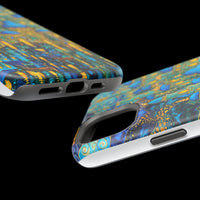 Blue & Gold Fantasy City Phone Case