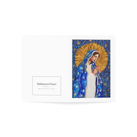 Madonna in Prayer Greeting Card — Religious Sympathy & Prayer Note