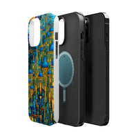 Blue & Gold Fantasy City Phone Case