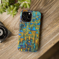 Blue & Gold Fantasy City Phone Case