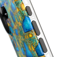 Blue & Gold Fantasy City Phone Case