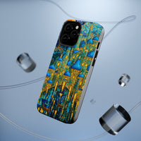 Blue & Gold Fantasy City Phone Case