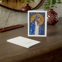 Madonna in Prayer Greeting Card — Religious Sympathy & Prayer Note