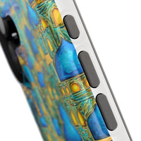 Blue & Gold Fantasy City Phone Case