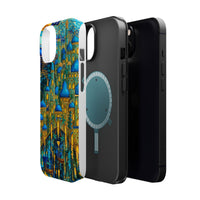 Blue & Gold Fantasy City Phone Case