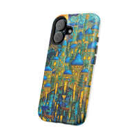 Blue & Gold Fantasy City Phone Case