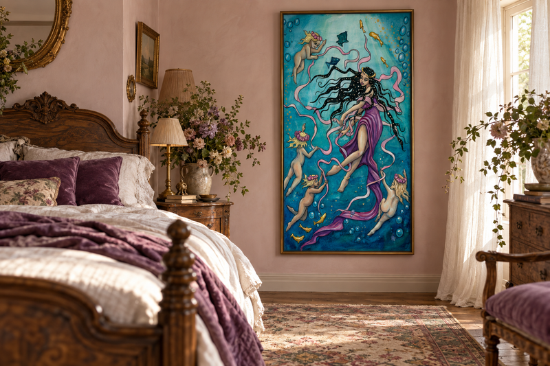 Into the Depths — Mystical Underwater Fine Art Print