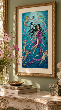 Into the Depths — Mystical Underwater Fine Art Print