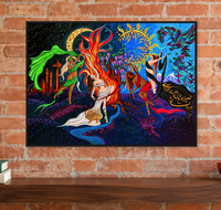 The Fire We Become — Iranian Freedom Art Print