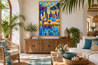 Where the Light Lives — Whimsical City Fine Art Print