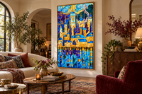 Where the Light Lives — Whimsical City Fine Art Print
