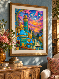 Current of Belonging — Dreamlike City Fine Art Print