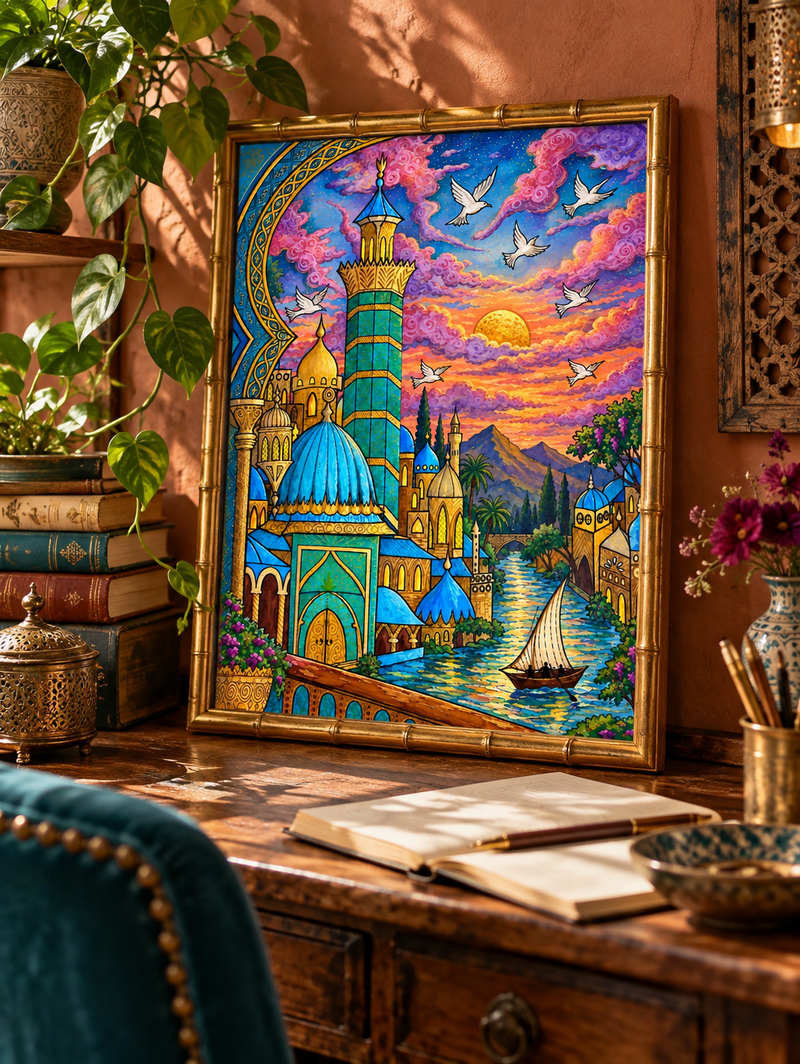 Current of Belonging — Dreamlike City Fine Art Print
