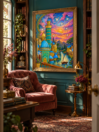 Current of Belonging — Dreamlike City Fine Art Print