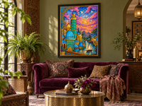 Current of Belonging — Dreamlike City Fine Art Print