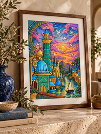 Current of Belonging — Dreamlike City Fine Art Print