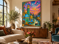 Current of Belonging — Dreamlike City Fine Art Print