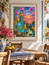 Current of Belonging — Dreamlike City Fine Art Print