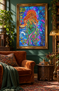 Everything I Am — Colorful Symbolic Fine Art Print