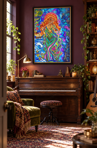 Everything I Am — Colorful Symbolic Fine Art Print