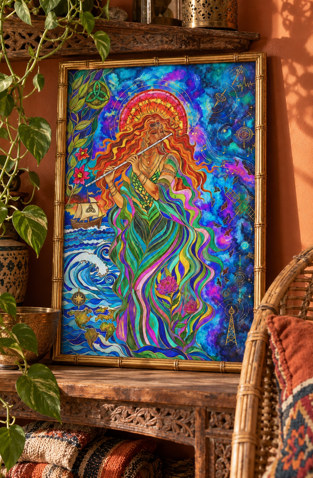 Everything I Am — Colorful Symbolic Fine Art Print