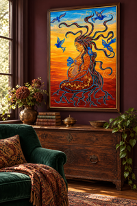 Rooted and Free — Motherhood Fine Art Print