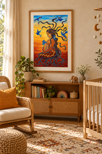 Rooted and Free — Motherhood Fine Art Print