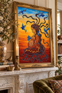 Rooted and Free — Motherhood Fine Art Print