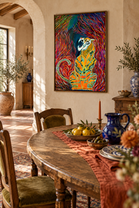 A Voice of Fire — Colorful Tiger Art Print