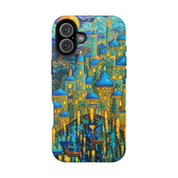 Blue & Gold Fantasy City Phone Case