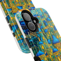 Blue & Gold Fantasy City Phone Case