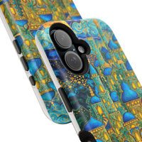 Blue & Gold Fantasy City Phone Case