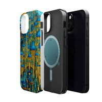 Blue & Gold Fantasy City Phone Case