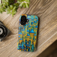 Blue & Gold Fantasy City Phone Case