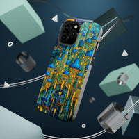 Blue & Gold Fantasy City Phone Case