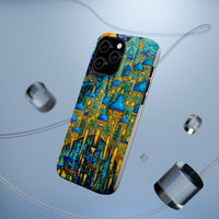 Blue & Gold Fantasy City Phone Case