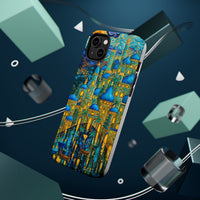 Blue & Gold Fantasy City Phone Case