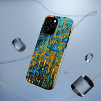Blue & Gold Fantasy City Phone Case