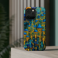 Blue & Gold Fantasy City Phone Case