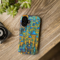 Blue & Gold Fantasy City Phone Case
