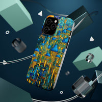 Blue & Gold Fantasy City Phone Case